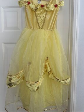 Little Adventurers deluxe Belle Princess Ball Gown Costume size Large ages 5-7